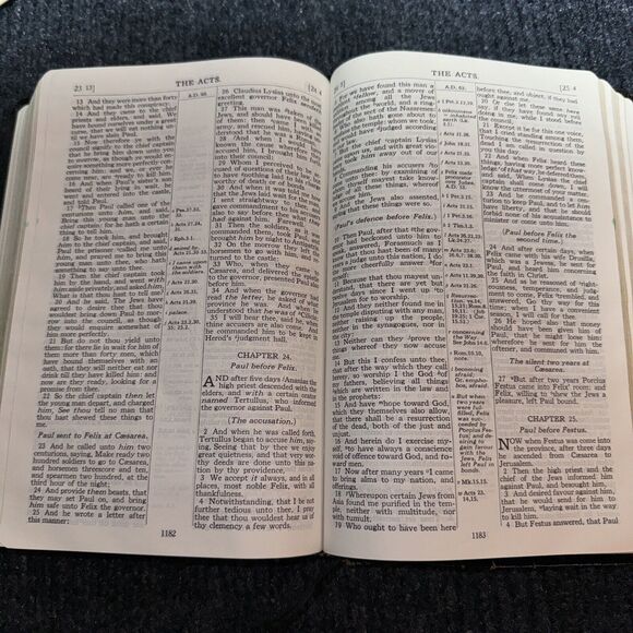 Oxford Scofield Study System Bible KJV 281 PBB HIC 8vo Refs Black Leather USED - Picture 8 of 16